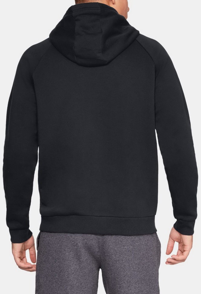 Толстовка Under Armour RIVAL FLEECE LOGO HOODY Black /  / White 1329745-001 в Челябинске  в Челябинске 