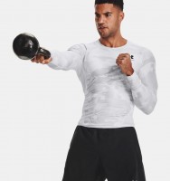 Лонгслив Under Armour UA HG IsoChill Comp Print LS 1361523-100 в Челябинске  в Челябинске 