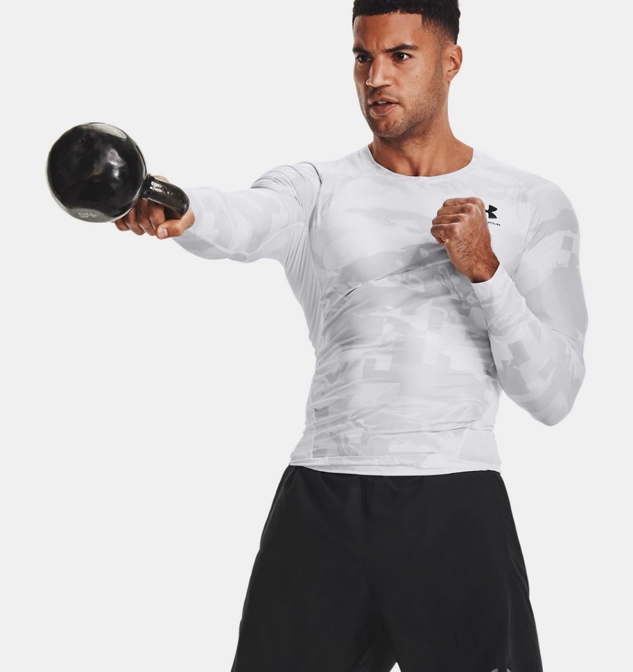 Лонгслив Under Armour UA HG IsoChill Comp Print LS 1361523-100 в Челябинске  в Челябинске 