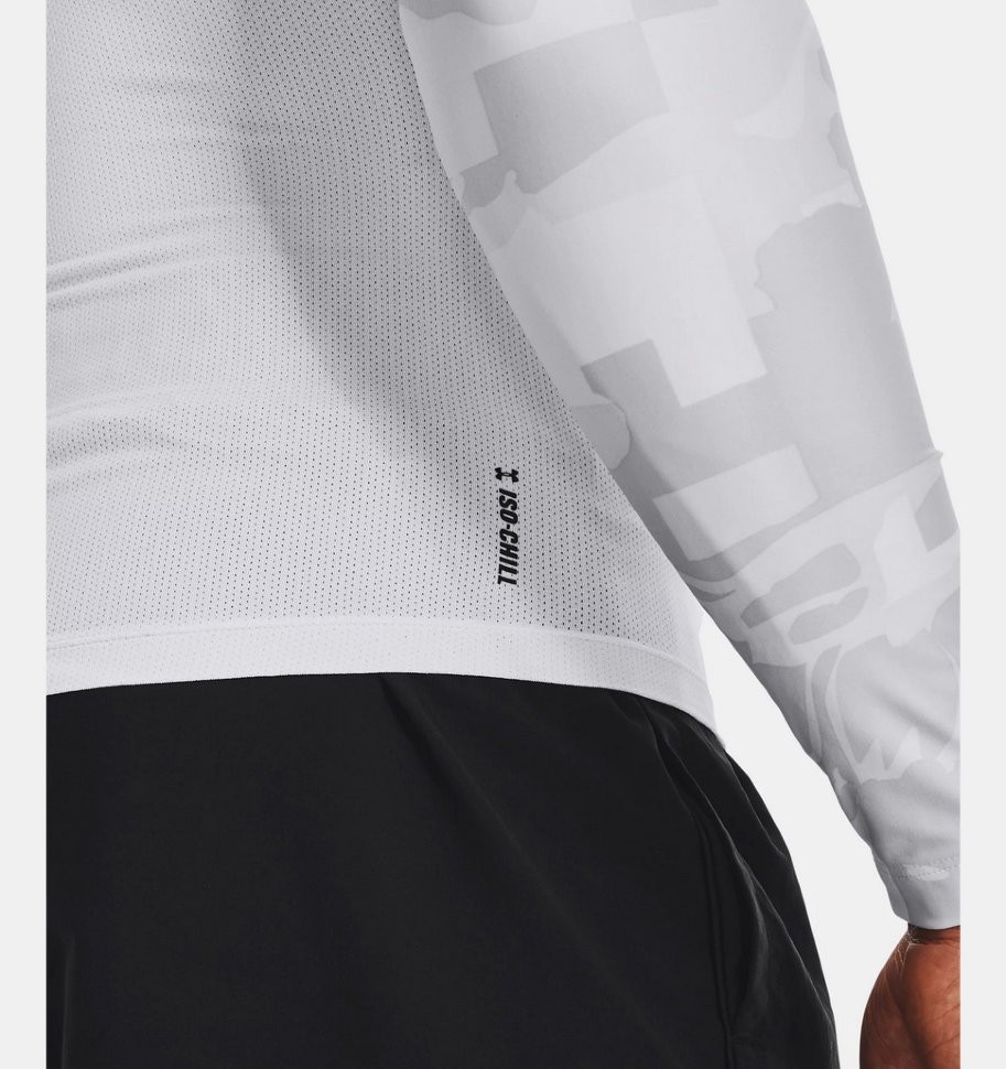 Лонгслив Under Armour UA HG IsoChill Comp Print LS 1361523-100 в Челябинске  в Челябинске 