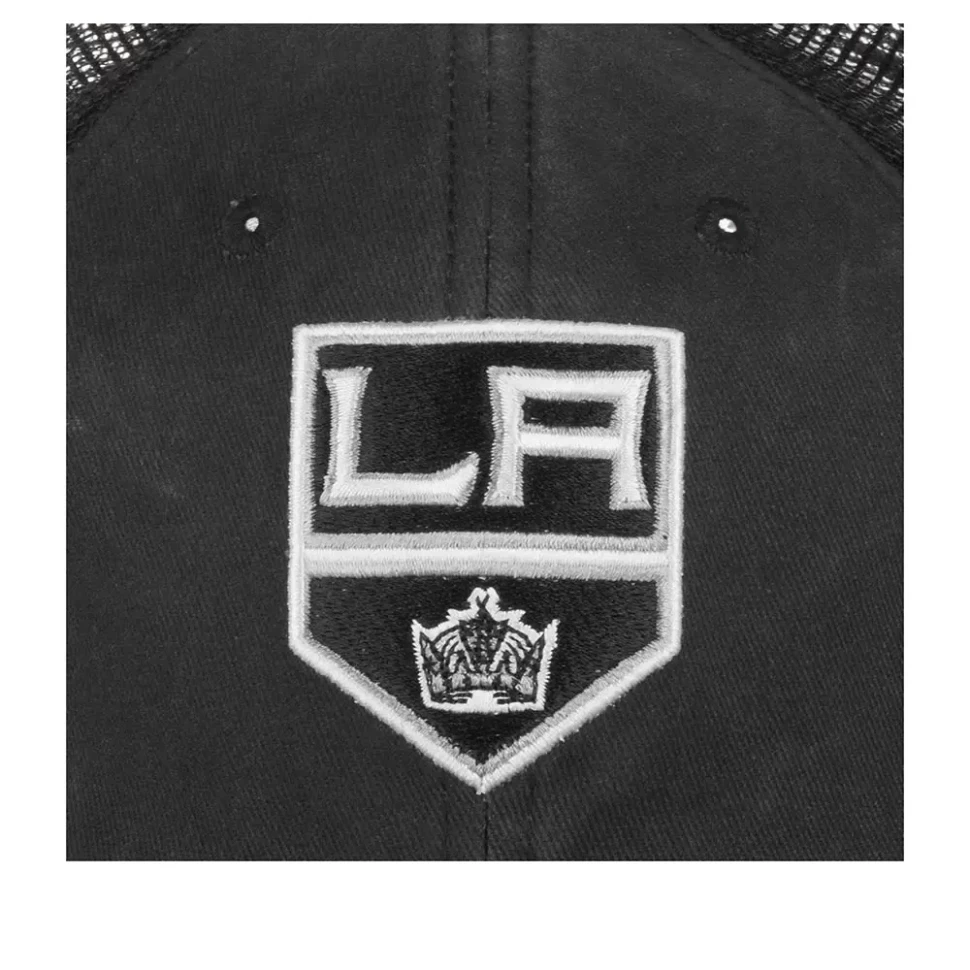 Бейсболка AMERICAN NEEDLE 41152B-LAK Los Angeles Kings Raglan Bones (черный) 06-429-09-00 в Челябинске  в Челябинске 