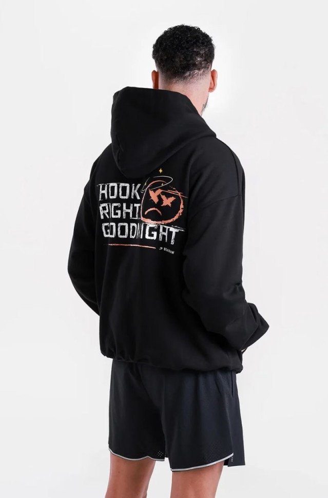 Худи BoxRaw Hook Right Goodnight Oversized BXRW-U-HRGOH Black в Челябинске в Челябинске