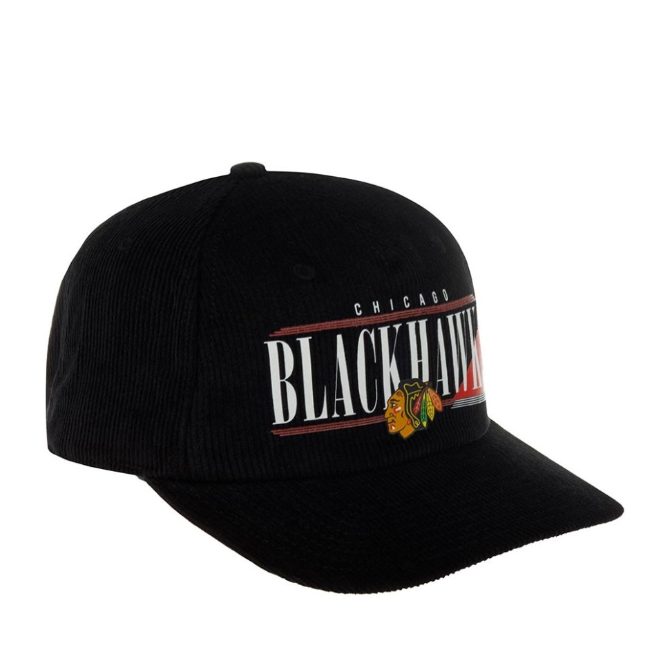 Бейсболка AMERICAN NEEDLE 45082A-CBH Chicago Blackhawks Printed Cord NHL (черный) 06-728-09-00 в Челябинске  в Челябинске 