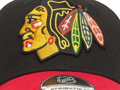 Бейсболка ATRIBUTIKA &amp; CLUB Chicago Blackhawks, черн.-красн. 31227