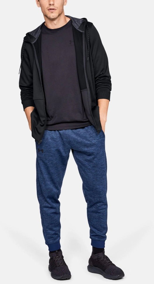 Толстовка Under Armour ARMOUR FLEECE FZ HOODIE Black /  / Black 1320744-001 в Челябинске  в Челябинске 