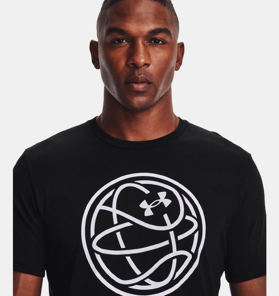 Футболка Under Armour UA HOOPS ICON TEE 1361920-001 в Челябинске  в Челябинске 