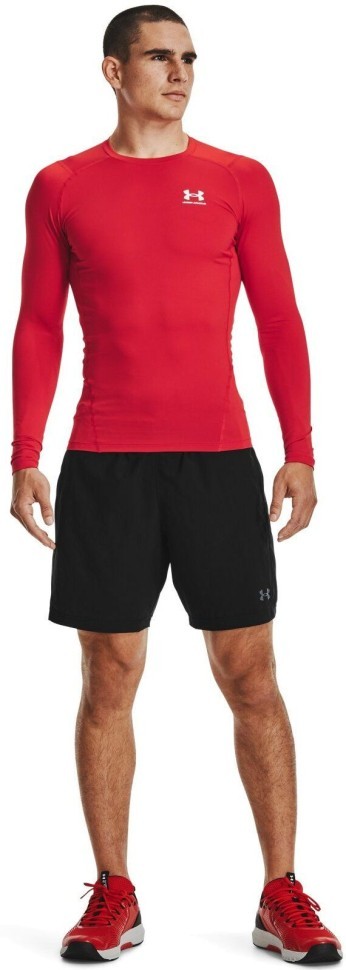 Футболка с длинным рукавом Armour UA HG Armour Comp LS 1361524-600 в Челябинске  в Челябинске 