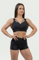 Топ NEBBIA 844 Women's Padded Sports Bra INTENSE Iconic Black в Челябинске  в Челябинске 