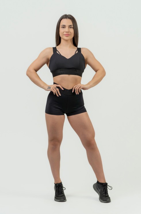 Топ NEBBIA 844 Women's Padded Sports Bra INTENSE Iconic Black в Челябинске  в Челябинске 