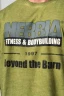 Футболка Nebbia Washed-off Oversized T-shirt HERITAGE 355 Green в Челябинске  в Челябинске 