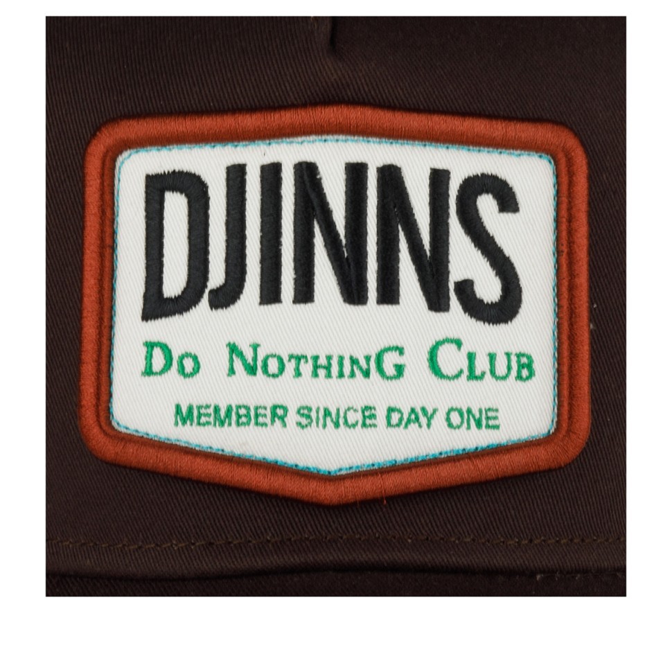 Бейсболка DJINNS HFT Nothing Club 2 HeatDye (темно-коричневый) 50-234-91-00 в Челябинске  в Челябинске 