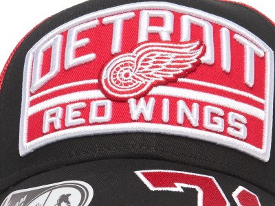 Бейсболка ATRIBUTIKA &amp; CLUB Detroit Red Wings №71, черн.-красн. 31458