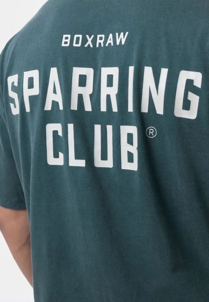 Футболка BoxRaw Sparring Club BXRW-SPCLT Turquoise в Челябинске в Челябинске