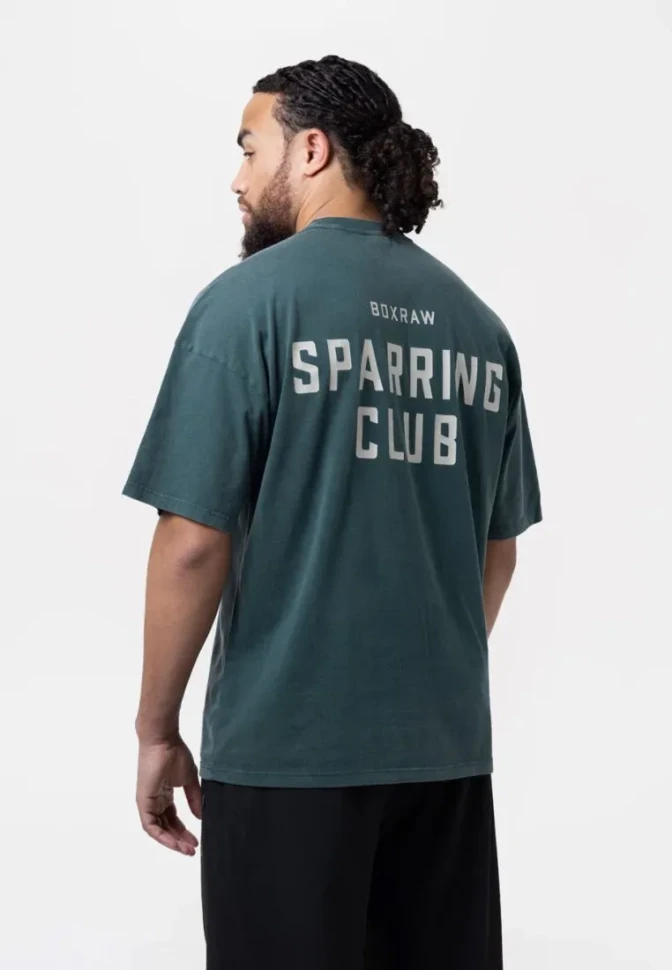Футболка BoxRaw Sparring Club BXRW-SPCLT Turquoise в Челябинске в Челябинске