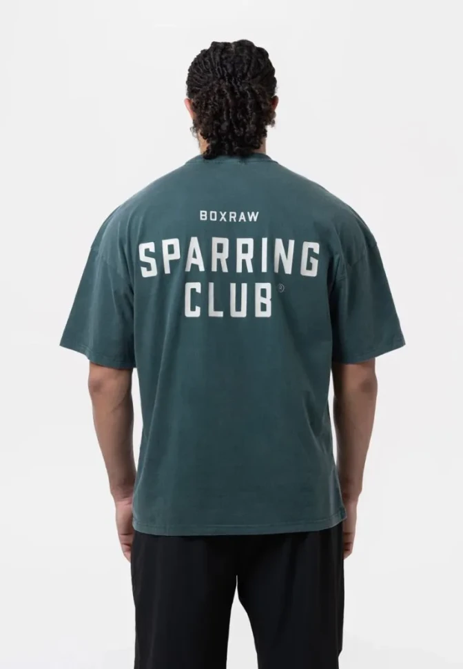 Футболка BoxRaw Sparring Club BXRW-SPCLT Turquoise в Челябинске в Челябинске