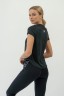 Футболка Nebbia 438 fit activewear t-shirt Airy black в Челябинске 