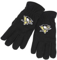 Перчатки ATRIBUTIKA & CLUB Pittsburgh Penguins черн. 07010 в Челябинске  в Челябинске 