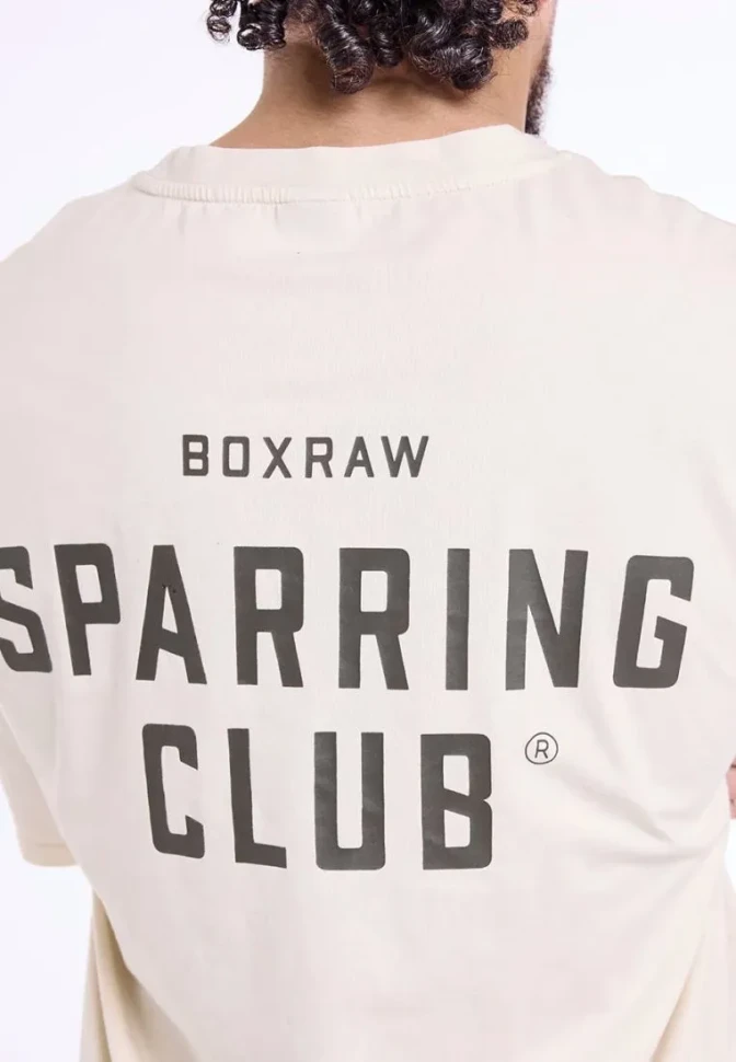 Футболка BoxRaw Sparring Club BXRW-SPCLT Beige в Челябинске  в Челябинске 