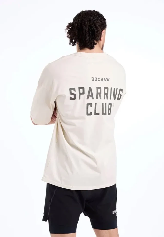 Футболка BoxRaw Sparring Club BXRW-SPCLT Beige в Челябинске  в Челябинске 