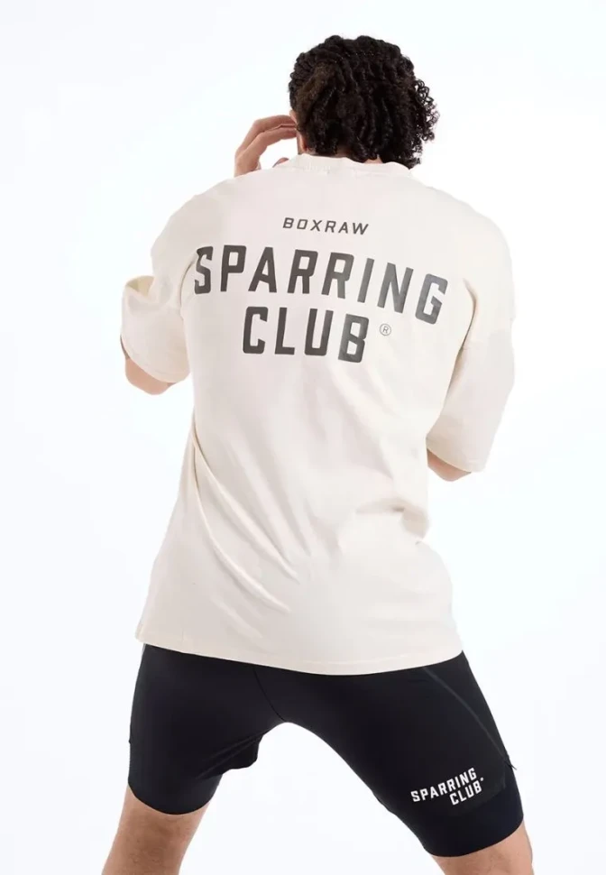 Футболка BoxRaw Sparring Club BXRW-SPCLT Beige в Челябинске  в Челябинске 