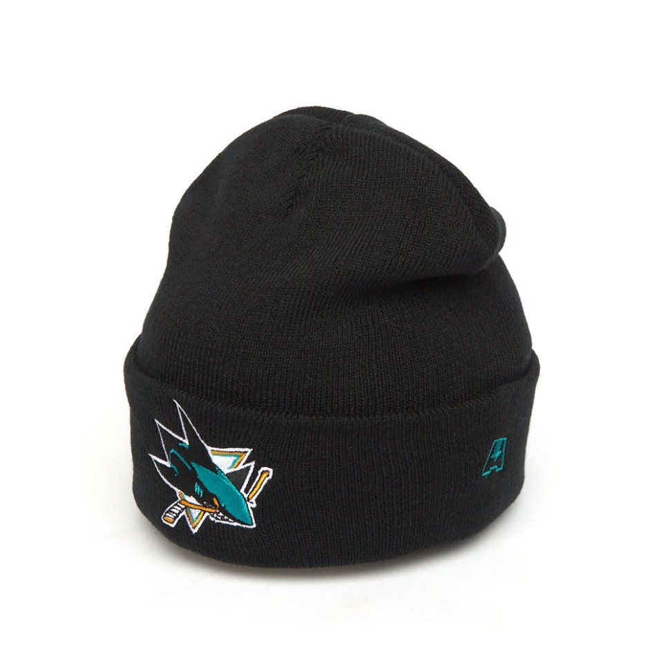 Шапка ATRIBUTIKA & CLUB San Jose Sharks, черн. 59400 в Челябинске  в Челябинске 