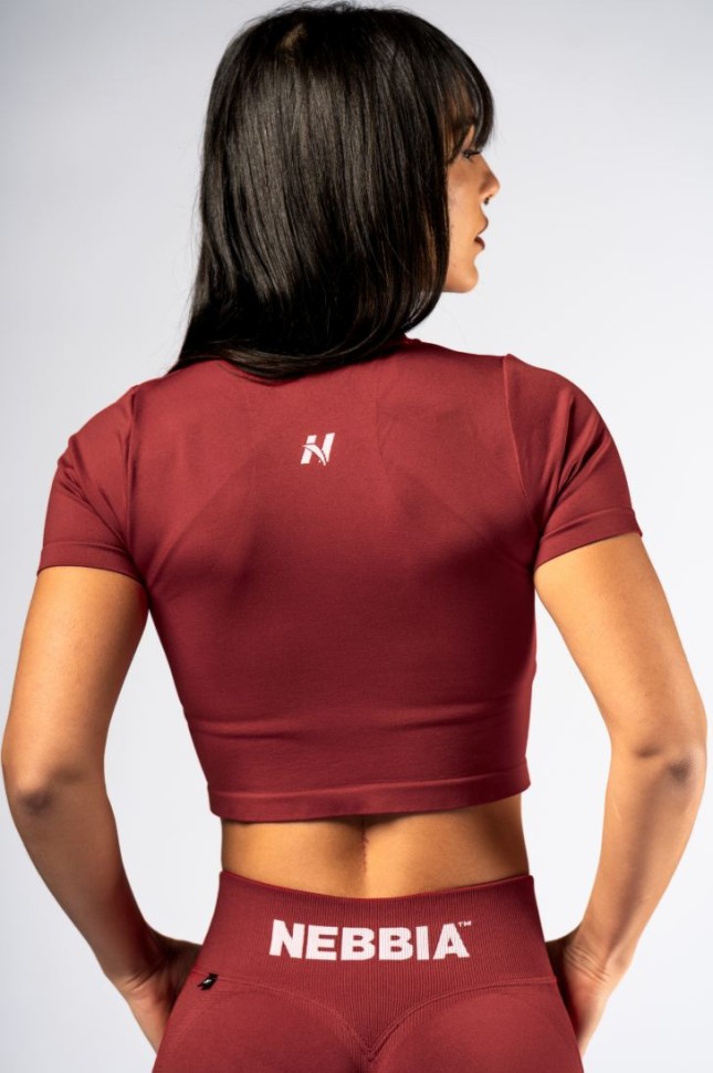 Лонгслив Nebbia Seamless Short-Sleeve Top POWER 891 red