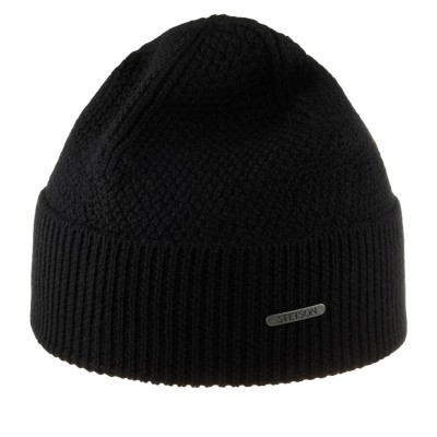 Шапка STETSON 8599396 BEANIE MERINO WOOL (темно-серый) 12-178-05-00