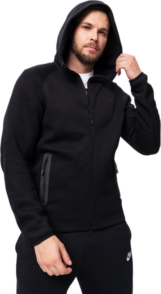 Толстовка Nike M Nk Tch Flc Fz Wr Hoodie FB7921-010 в Челябинске  в Челябинске 