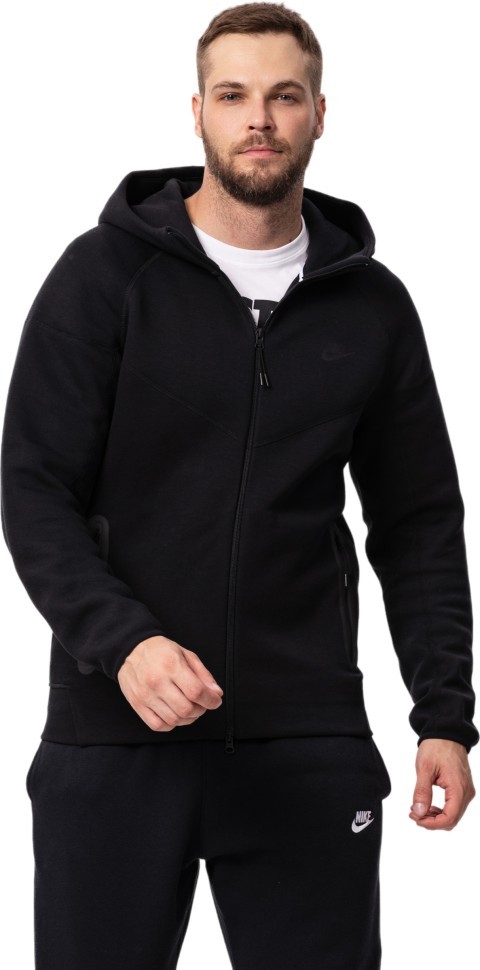 Толстовка Nike M Nk Tch Flc Fz Wr Hoodie FB7921-010 в Челябинске  в Челябинске 