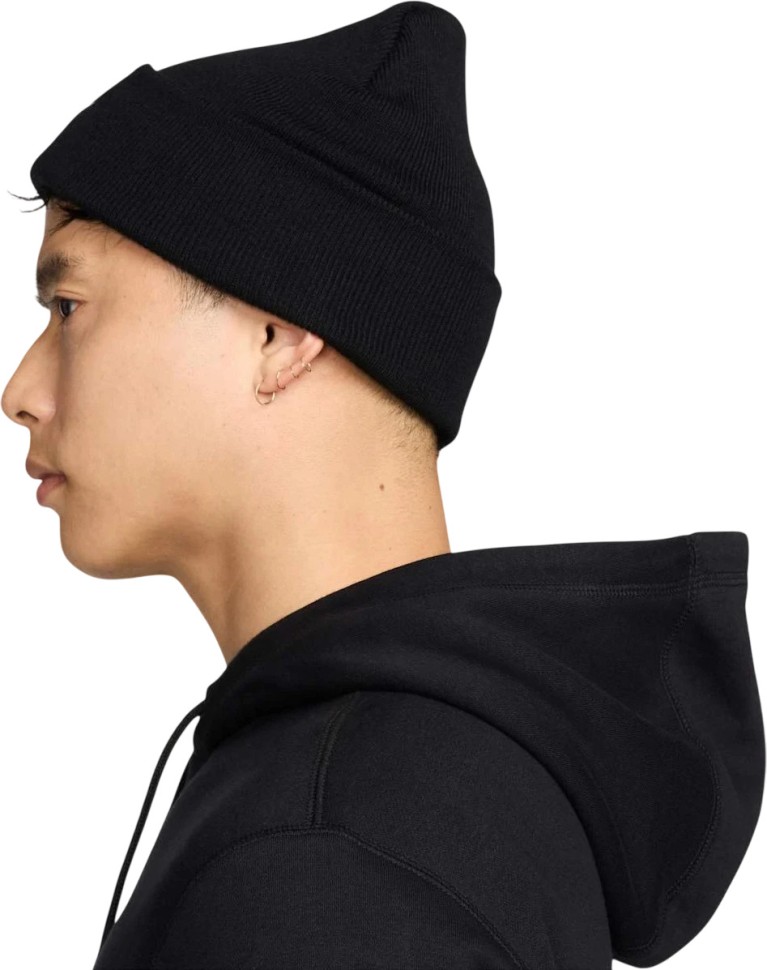 Шапка Nike U NK PEAK BEANIE TC SWSH F24 L HF0187-010 в Челябинске  в Челябинске 