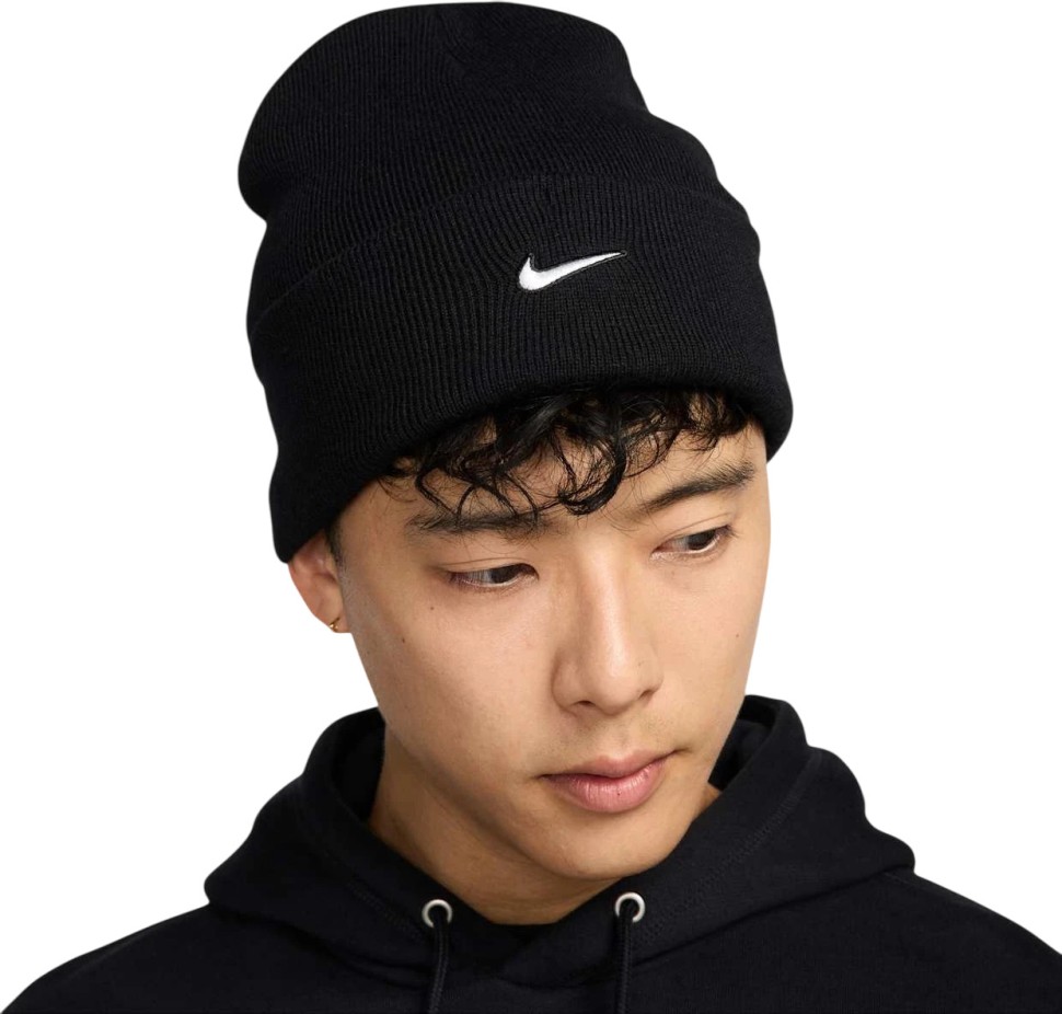 Шапка Nike U NK PEAK BEANIE TC SWSH F24 L HF0187-010 в Челябинске  в Челябинске 