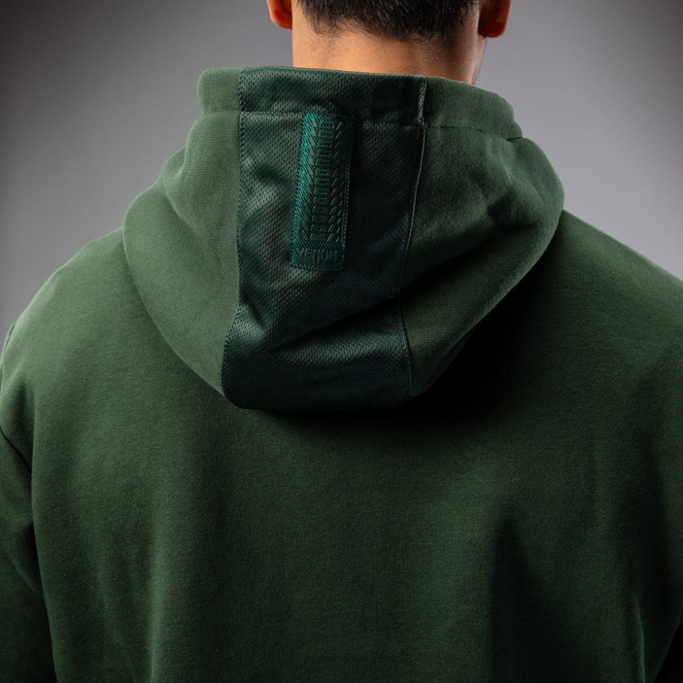 Толстовка Venum Silent Power Hoodie - Forest Green Ven05015-005 в Челябинске  в Челябинске 