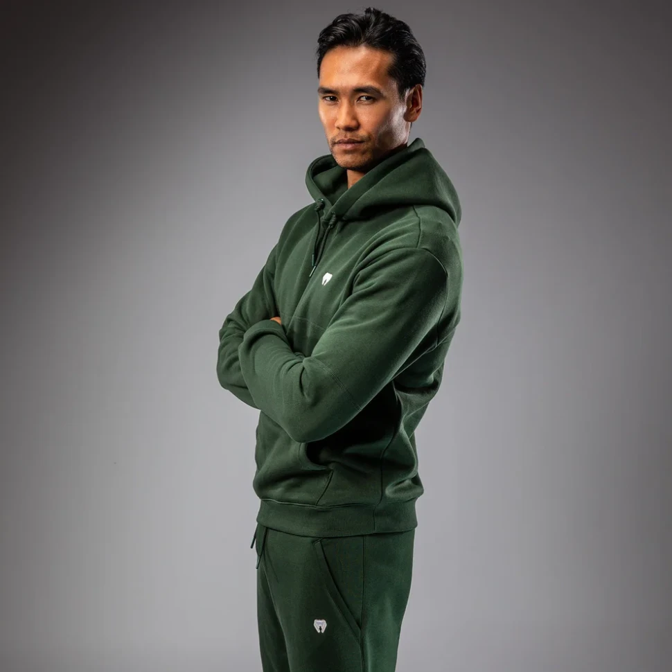 Толстовка Venum Silent Power Hoodie - Forest Green Ven05015-005 в Челябинске  в Челябинске 