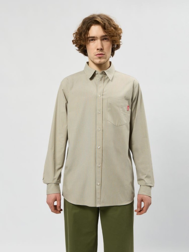 Рубашка Lee Cooper LC-SHIRT-055MSS/BEG в Челябинске в Челябинске