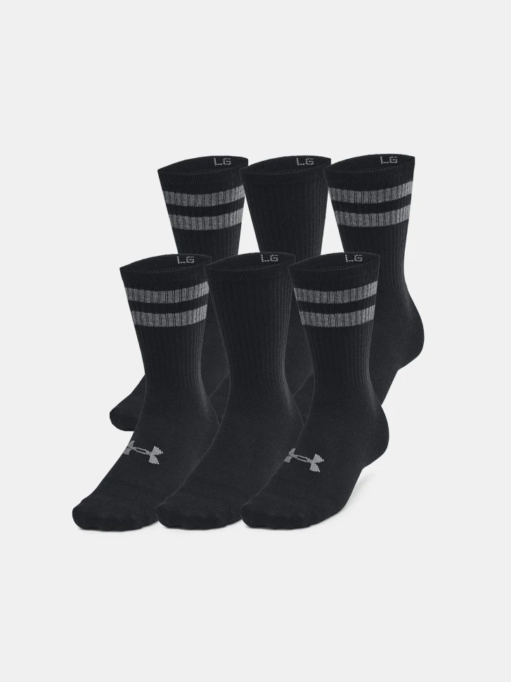 Носки Under Armour UA Essential 6pk Crew 1387058-001 в Челябинске  в Челябинске 