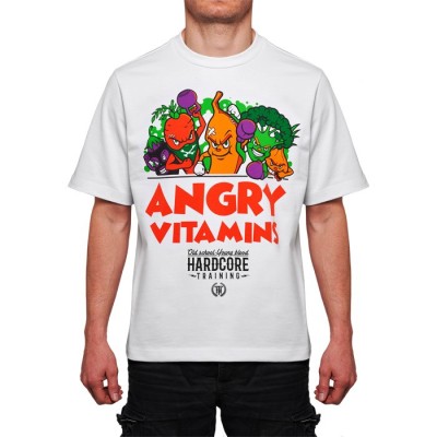 Футболка Hardcore Training Angry Vitamins White Oversized Fit hctshirt0412