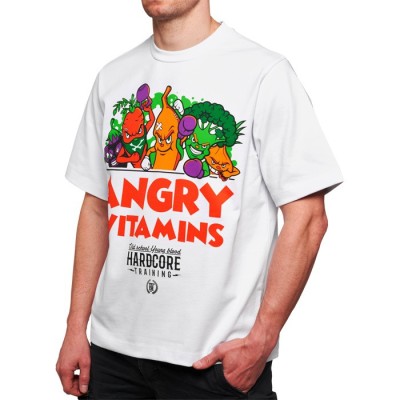 Футболка Hardcore Training Angry Vitamins White Oversized Fit hctshirt0412