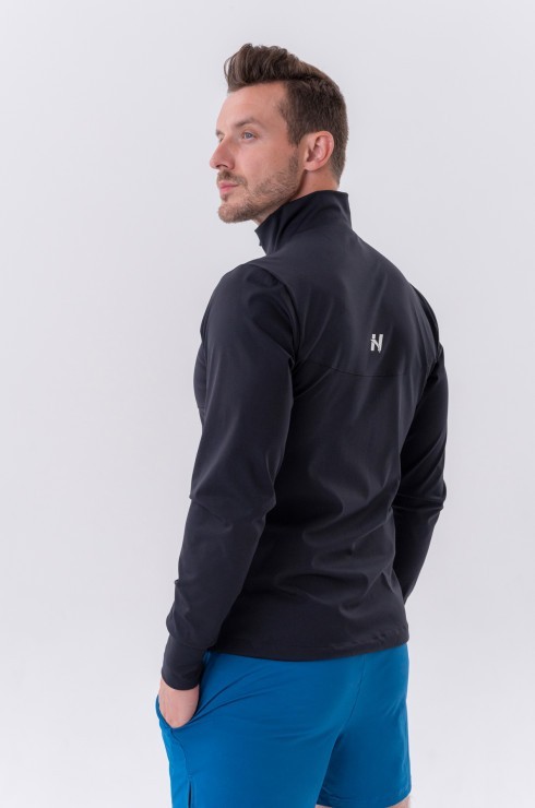 Олимпийка Nebbia Sporty Zipper Jacket with side pockets “Control” 332 Black в Челябинске  в Челябинске 