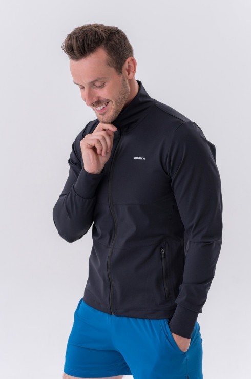 Олимпийка Nebbia Sporty Zipper Jacket with side pockets “Control” 332 Black в Челябинске  в Челябинске 