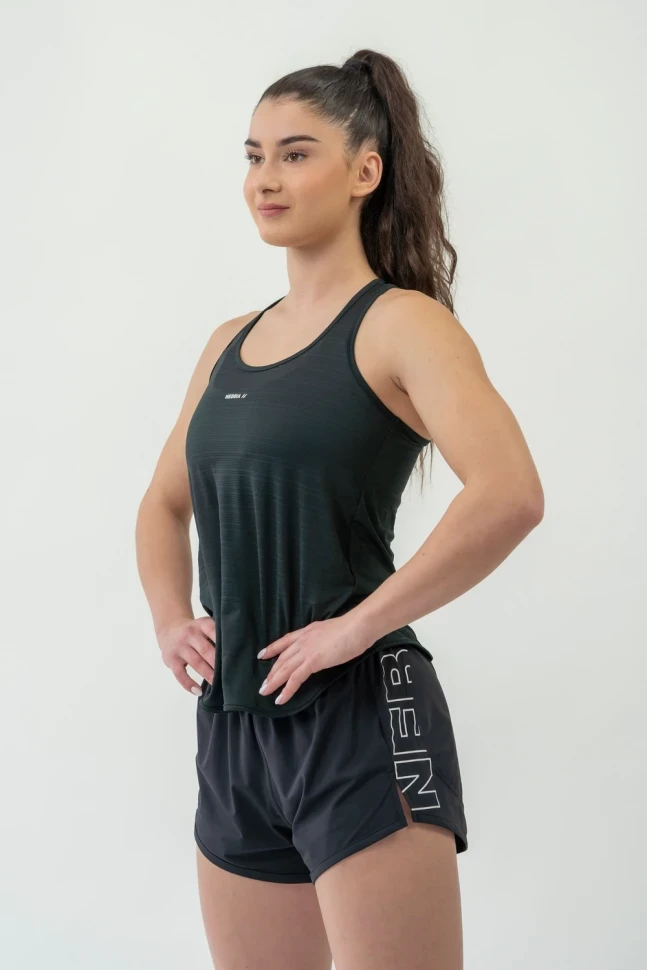 Майка Nebbia 439 tank top Airy Black в Челябинске  в Челябинске 