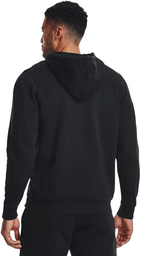 Толстовка Under Armour UA Essential Fleece FZ Hood-BLK 1373881-001 в Челябинске  в Челябинске 
