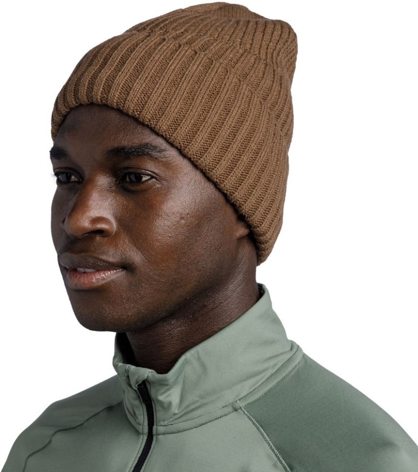 Шапка Buff Knitted & Fleece Band Hat RENSO Brindle Brown 132336.315.10.00 в Челябинске  в Челябинске 