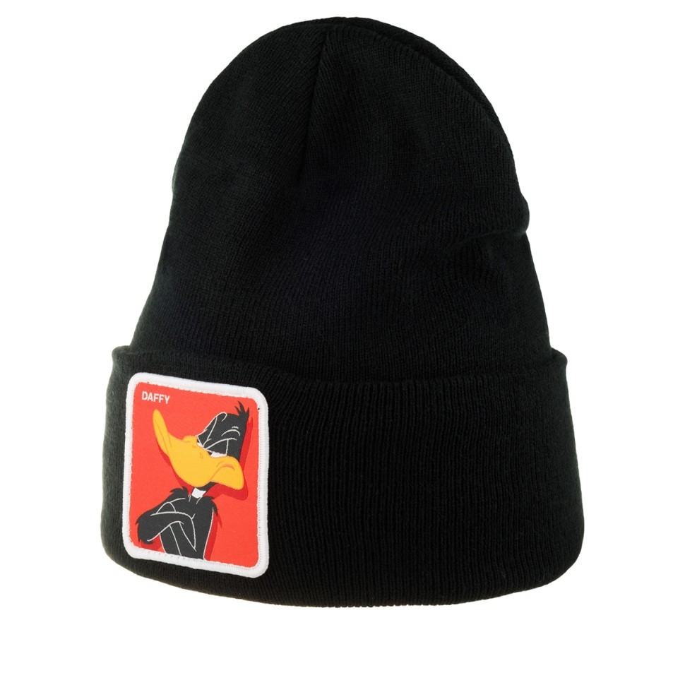 Шапка CAPSLAB CL/LOO/1/BON1/DAF1 Looney Tunes Daffy Duck (черный) 88-574-09-00 в Челябинске  в Челябинске 
