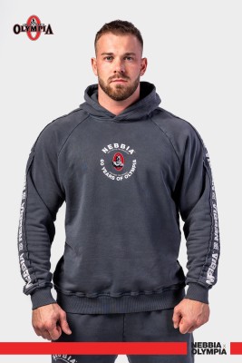 Толстовка Nebbia Washed Hoodie HERITAGE 793 Black