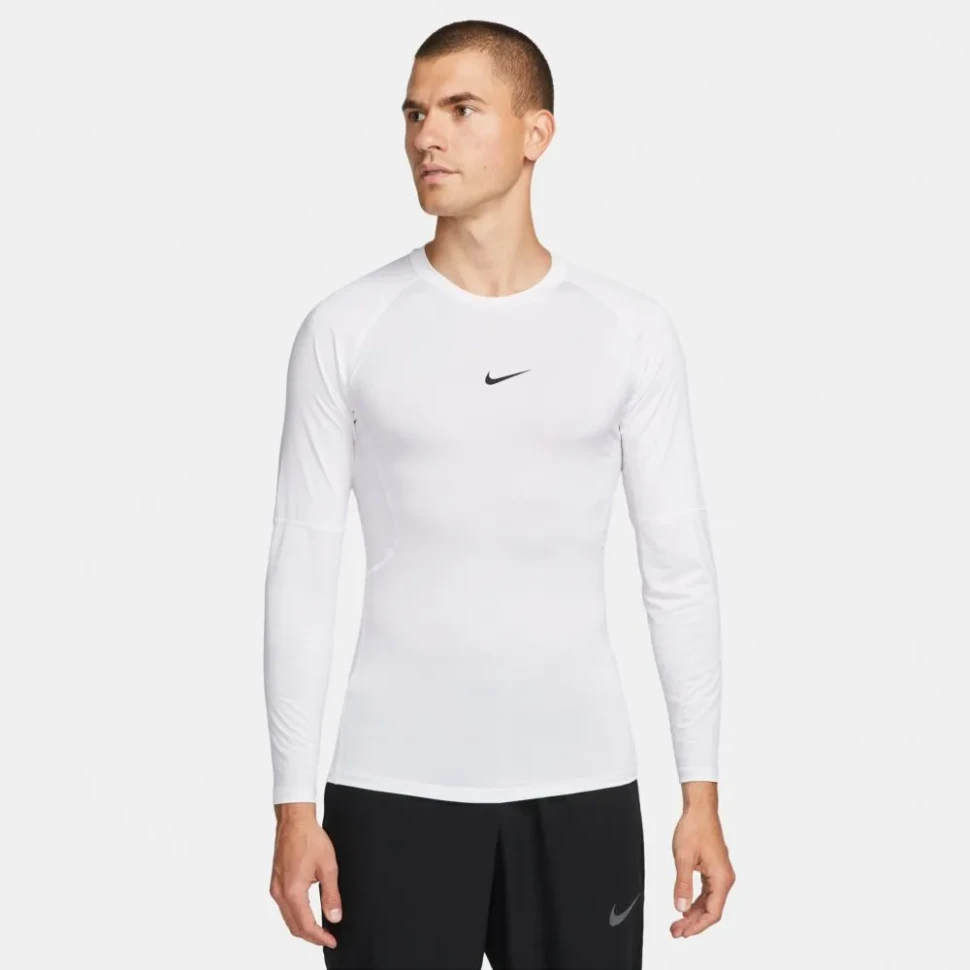 Лонгслив NIKE M NP DF TIGHT TOP LS FB7919-100 в Челябинске  в Челябинске 