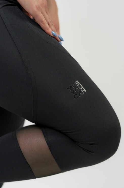 Лосины NEBBIA 843 High Waist Push-Up Leggings INTENSE Heart-Shaped Black в Челябинске  в Челябинске 