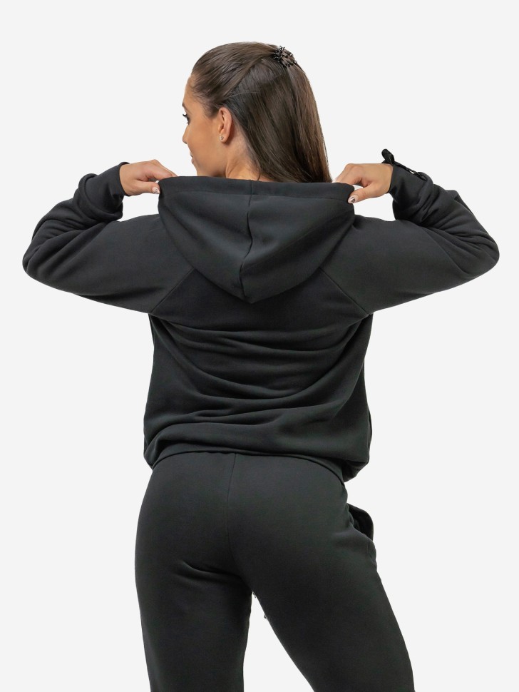 Толстовка NEBBIA 845 Classic Zip-Up Hoodie INTENSE Signature Black в Челябинске  в Челябинске 