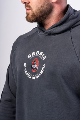 Толстовка Nebbia Washed Hoodie HERITAGE 793 Grey