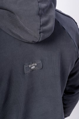 Толстовка Nebbia Washed Hoodie HERITAGE 793 Grey