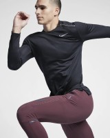 Футболка с длинным рукавом Nike M NK DRY MILER TOP LS AJ7568-010 в Челябинске  в Челябинске 